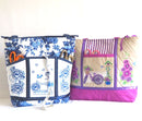 Bundle Blue Delft and Hollyhocks Sewing Bags