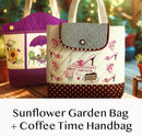 Bundle Sunflower Garden Bag and Coffee Time Handbag