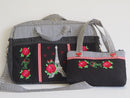 Paris Rose Laptop Bag for 5 x 7 hoop