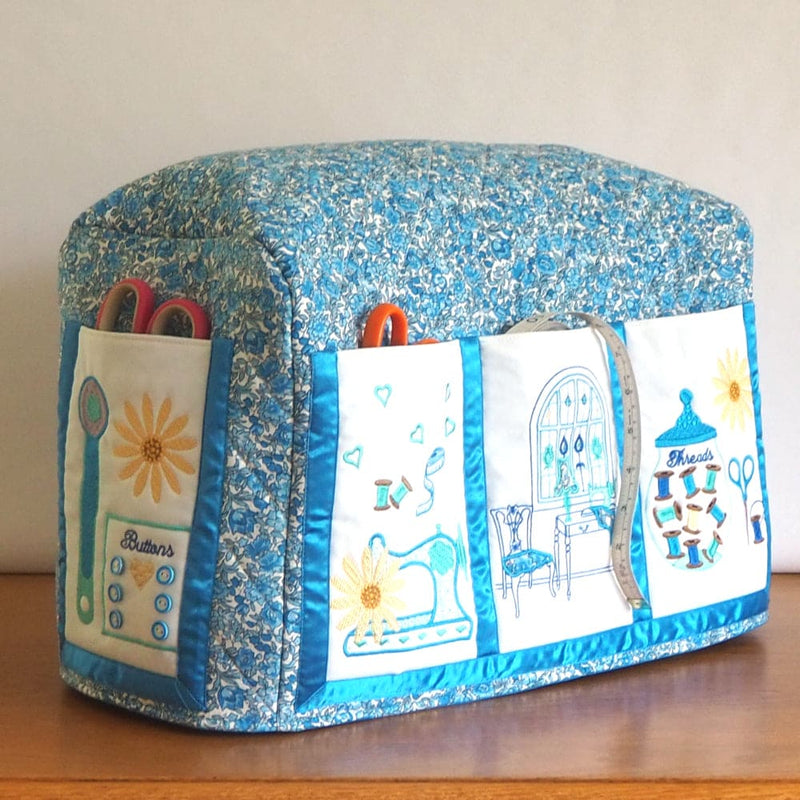Bundle Daisy Sewing Machine Cover and Sewing Mat