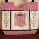 Floral Applique Door Tote