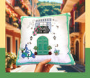 Italian Balcony Scene Cushion
