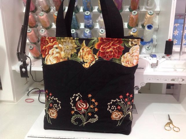 Handbag Machine Embroidery Design