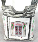 Floral Applique Door Tote
