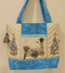 Bundle Blue Delft and Hollyhocks Sewing Bags