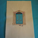 Floral Applique Door Tote