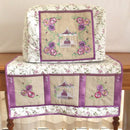 Bundle Pansy Sewing Machine Cover and Mat