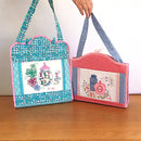 Bundle Rock Roses Sewing Carryall and Pretty Cosmetic Bag