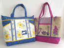 Bundle Sunflower and Holly Hocks Sewing Bag