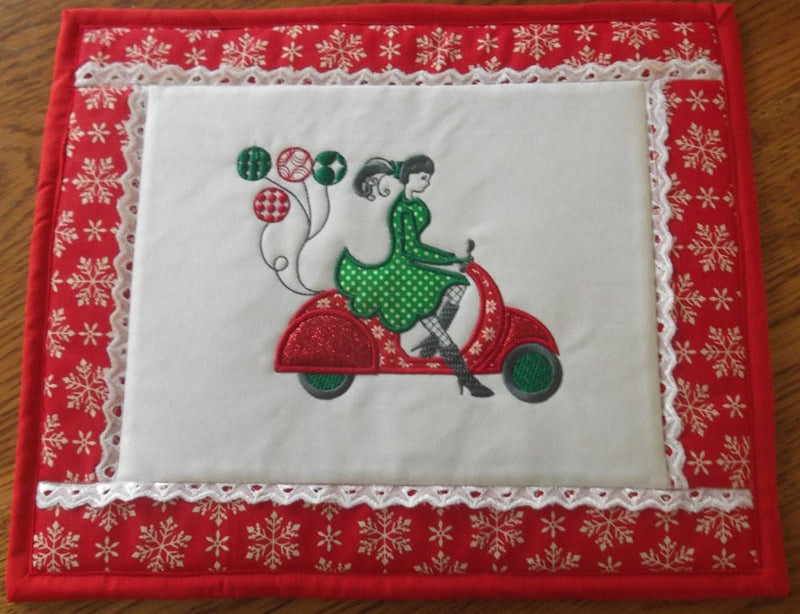 Guided Coaching Bundle of 3 Christmas Mug Rugs or Placemats