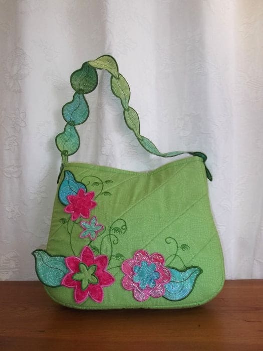 Bundle Gorgeous Pumpkins Table Runner and Falling Leaves Purse