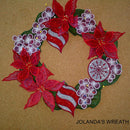 Bundle Christmas Wreath, Table Runner and Stocking