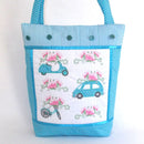 Bundle Vintage Travel Tote and Coffee Time Handbag