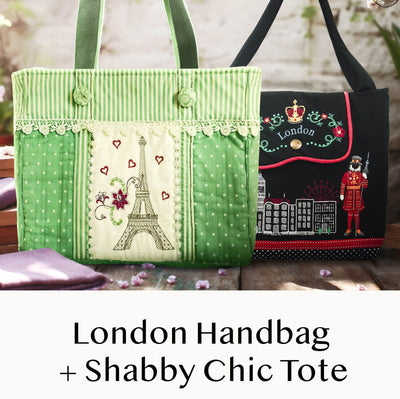 BUNDLE London Handbag and Shabby Chic Tote