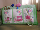 Bundle Rose Couch Caddy, Thread Catcher and Scissor Keep