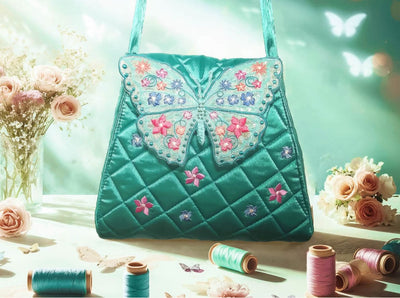 Floral Butterfly Purse