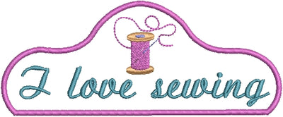 Applique I love Sewing