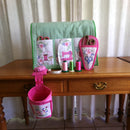 Bundle Rose Couch Caddy, Thread Catcher and Scissor Keep