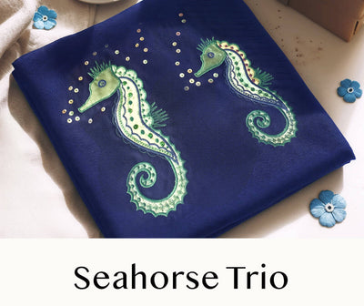 Sea Horse x 3 in different sizes comes in 5 x 7 and 6 x10