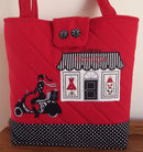 Bundle Reading Bag and Vespa Shopping Girl Tote