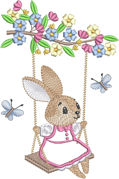 Darling Bunnies Wall Hanging