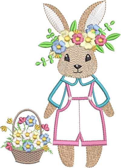 Darling Bunnies Wall Hanging