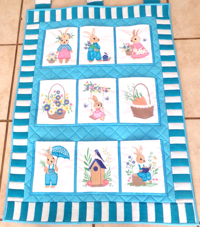 Darling Bunnies Wall Hanging