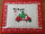 Christmas Party Girl Mug Rug or Placemat