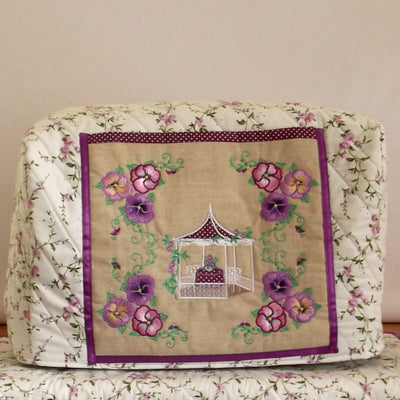 Pansy Sewing Machine Cover