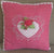 Rosebud Heart Cushion