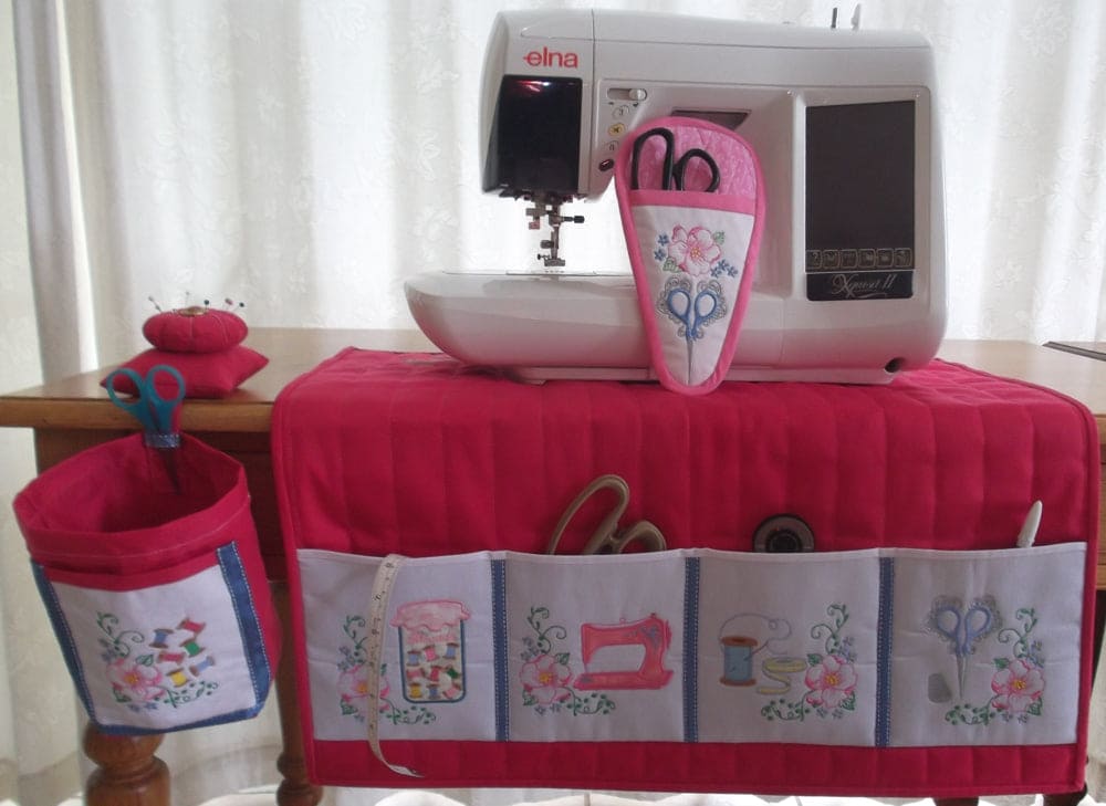 Bundle Rose Sewing Mat, Thread Catcher and Scissor Keep – Enchanting ...