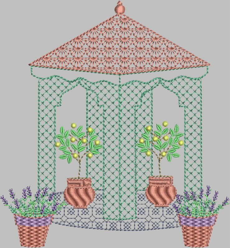 Lavender Garden Set