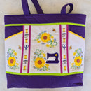 Sunflower Sewing Bag for 5 X 7 inch hoop