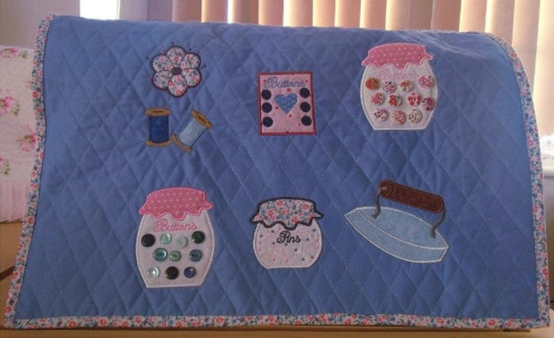 Bundle Sewing Room Wall Hanging and Machine Cover