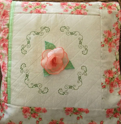 Single rose Cushion