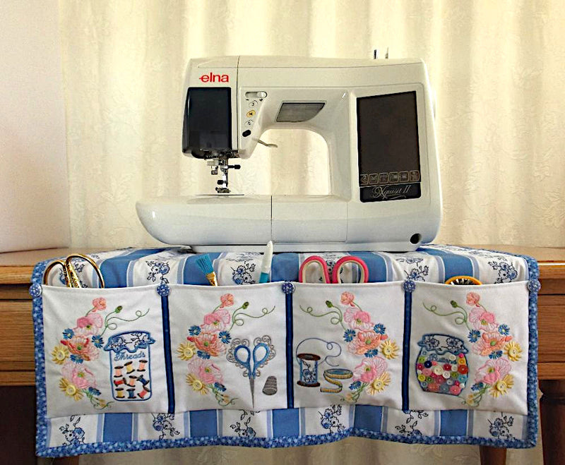 Bundle Poppies Sewing Machine Cover and Mat – Enchanting Designs