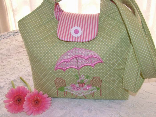 Bundle Candy and Spice Tote and Tea in the Garden Handbag